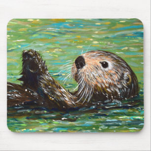 Zee Otter Painting Muismat