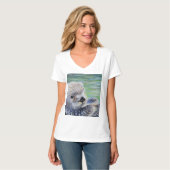 Zee Otter Painting T-shirt (Voorkant volledig)