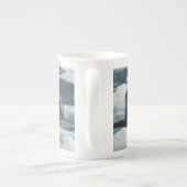 Zee Otter Porselein Kop (Achterkant)