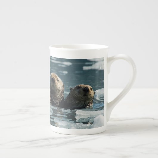 Zee Otter Porselein Kop (Rechts)