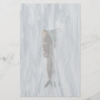 zee otter & pup briefpapier