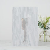 zee otter & pup briefpapier (Staand voorkant)