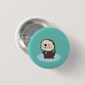 zee otter ronde button 3,2 cm (Voorkant /achterkant)