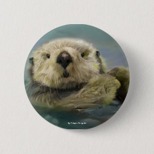 Zee Otter Ronde Button 5,7 Cm
