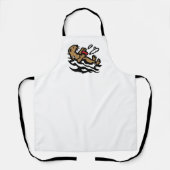 Zee otter schort (Voorkant)