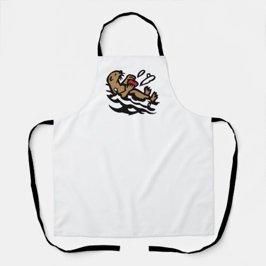 Zee otter schort (Voorkant)