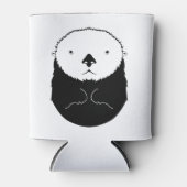 Zee Otter Silhouette Blikjeskoeler (Voorkant)