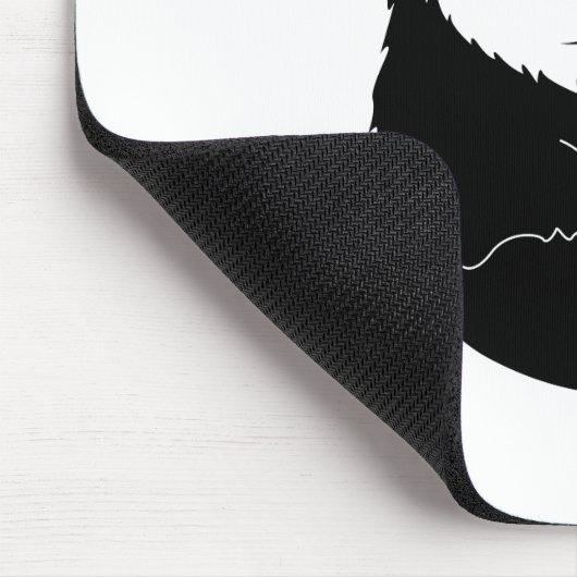 Zee Otter Silhouette  Muismat (Hoek)