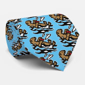 Zee otter stropdas (Opgerold)