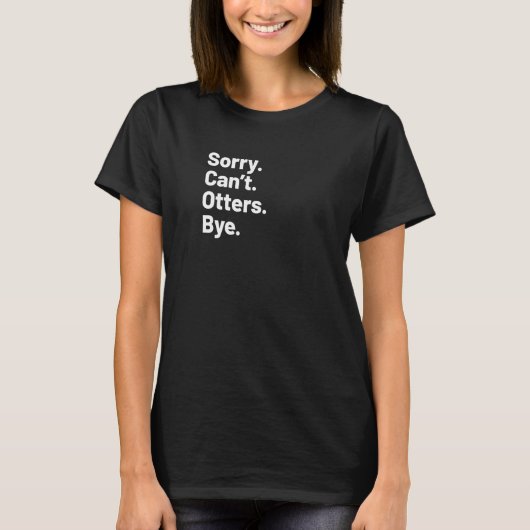 Zee Otter  Sunset Retro Cute Women's River T-shirt (Voorkant)