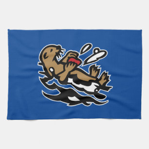 Zee otter theedoek