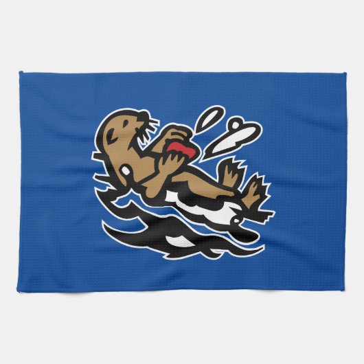 Zee otter theedoek (Horizontaal)
