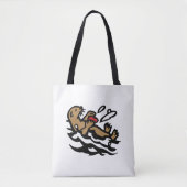 Zee otter tote bag (Voorkant)
