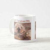 Zee otter Valentijnsdag Significant Otter Mok (Voorkant links)