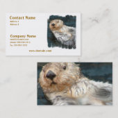 Zee Otter Visitekaartje (Voorkant / Achterkant)