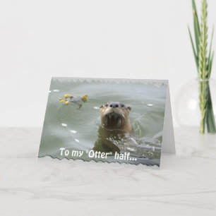 Zee Otter Wenskaart Kaart