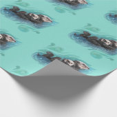 Zee Otter Wrapping Paper Roll Cadeaupapier (Hoek)