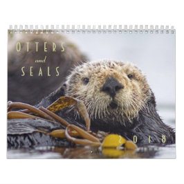 Zee Otters and Seals Wall Calendar 2018 - Wildlife Kalender