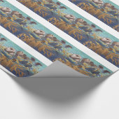 Zee Otters Cadeaupapier (Hoek)