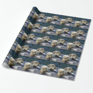 Zee-otters Cadeaupapier