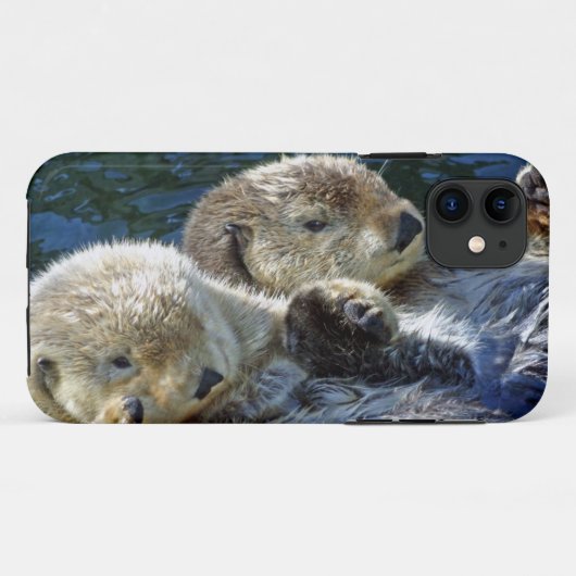 Zee-otters Case-Mate iPhone Case (Achterkant (horizontaal))