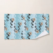 Zee Otters die de golven uitrusten Bad Handdoek (Handdoek)