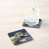 Zee-otters Drankjes Onderzetter (Rechterzijde)