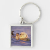 Zee Otters, Enhydra lutris Sleutelhanger (Voorkant)