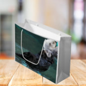 Zee otters foto zwemmen large cadeautasje