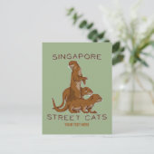 Zee Otters in Nederland Briefkaart (Staand voorkant)