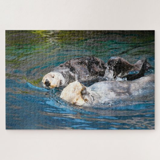 Zee Otters. Legpuzzel (Horizontaal)