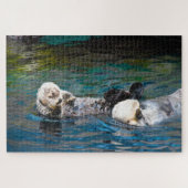 Zee Otters. Legpuzzel (Horizontaal)