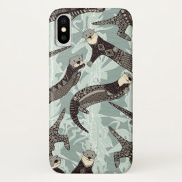 zee otters siver Case-Mate iPhone case