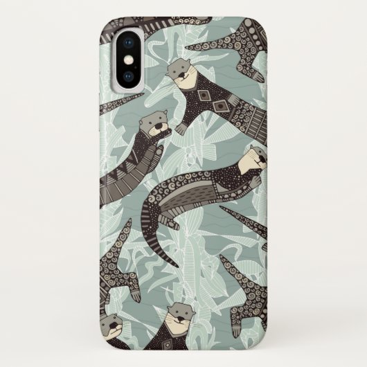 zee otters siver Case-Mate iPhone case (Achterkant)