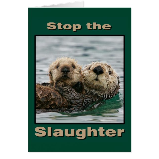 Zee Otters - Stop de slachting (Voorkant)