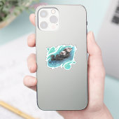 Zee Otters Vinyl Sticker (Telefoon)