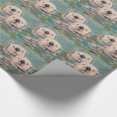 Zee Otters Wrap Cadeaupapier (Hoek)