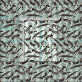 zee otters zilver stof (Delen)