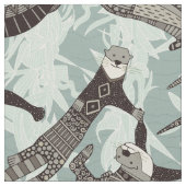 zee otters zilver stof (Close Up)