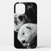Zee otters: zwart wit paar. Case-Mate iPhone case (Achterkant)
