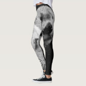 Zee otters: zwart wit paar. leggings (Links)