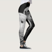 Zee otters: zwart wit paar. leggings (Rechts)