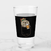 Zee otterzak drink bier | Otter Lover Gift Glas (Voorkant)