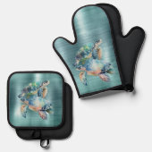 Zee Ovenwant & Pannenlap Set (Voorkant / Achterkant)