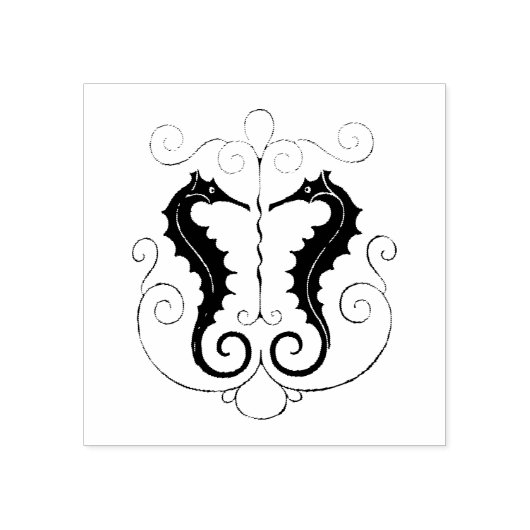 Zee Paar Rubberstempel (Afrduk)