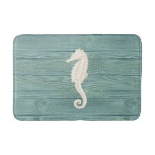 Zee Paard  Aqua Wood Bath Rug Badmat