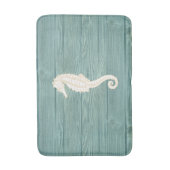 Zee Paard  Aqua Wood Bath Rug Badmat (Voorkant Verticaal)
