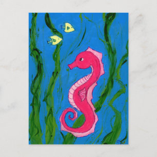 Zee paard briefkaart