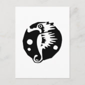 Zee paard briefkaart (Voorkant)