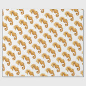 Zee paard Hippocampus hippocampus Cadeaupapier (Vlak)